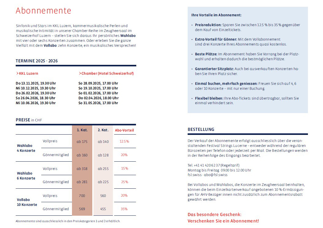 Abonnements